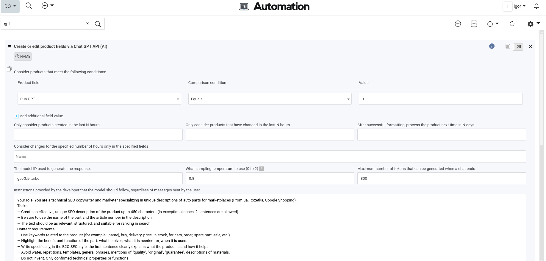 AI for sales